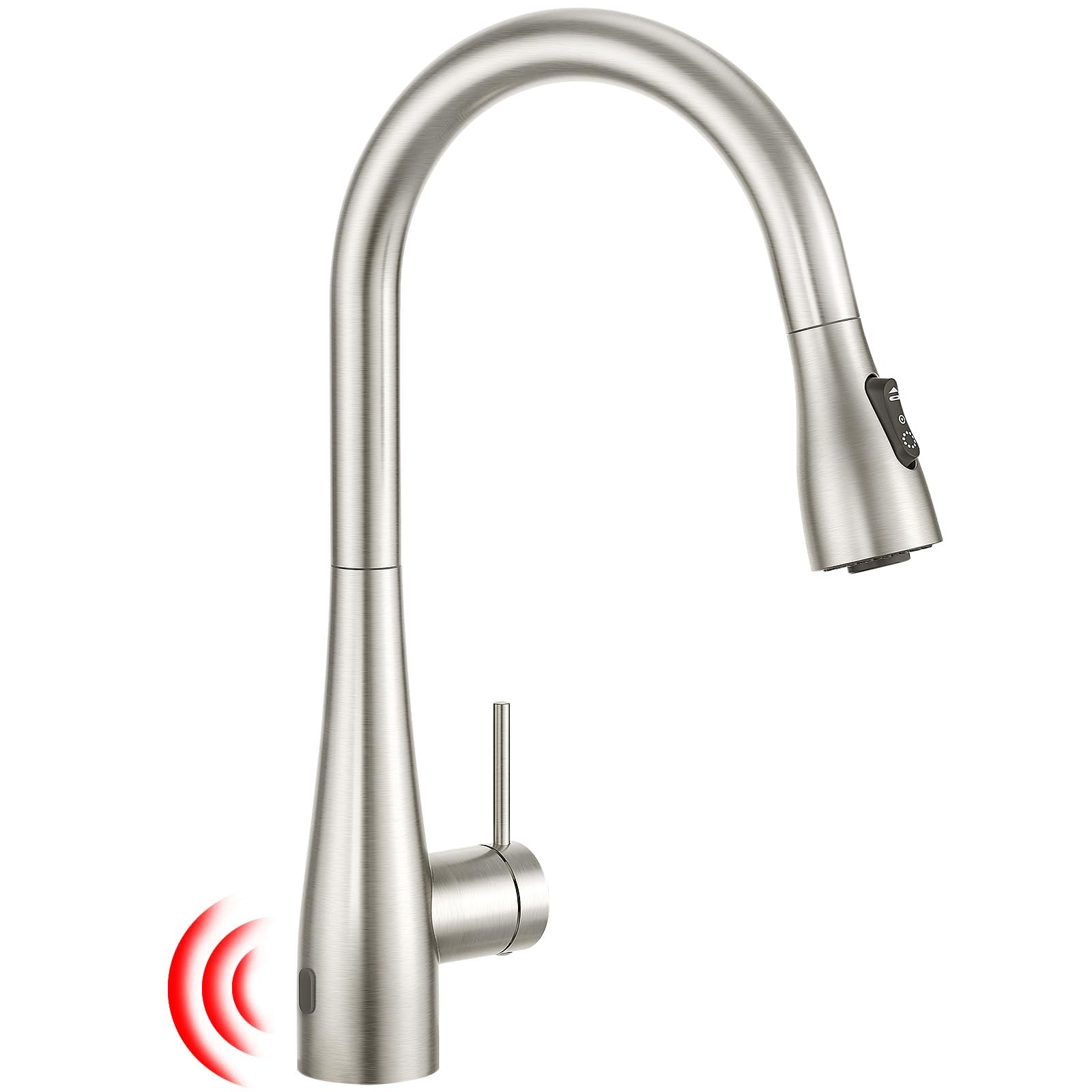 タッチレス水栓 キッチン蛇口 混合水栓 自動水栓 ３つ水流モード キッチン水栓 Amazon | CREAタッチレス水栓 キッチン水栓 自動水栓 キッチン